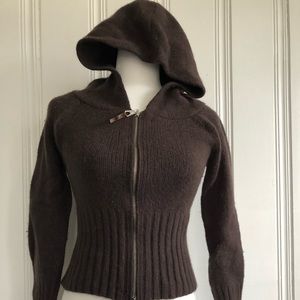express zip up hooded sweater
